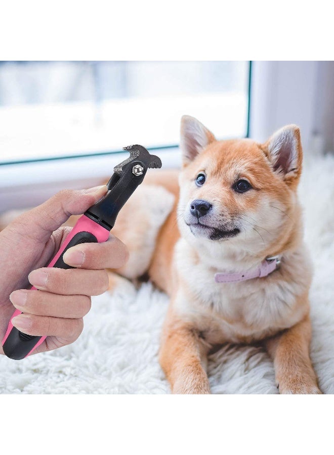 Pet Grooming Rake - Double-Sided Deshedding Dematting Tool, Undercoat Rake for Dogs & Cats, Extra-Wide Dog Grooming Brush & Deshedder Comb for Long Hair, Reduces Shedding 95% - Image 5